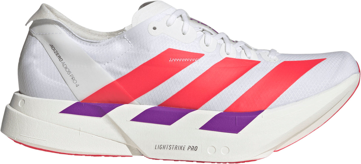adidas Adizero Adios Pro 4 Men's Running Shoes - White