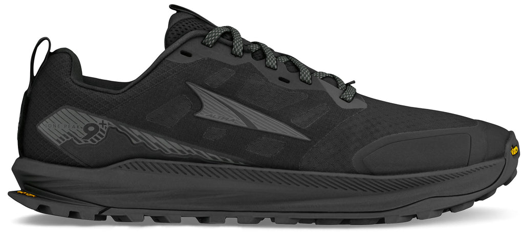 Altra Lone Peak 9+ Men's Trail Running Shoes - Black
