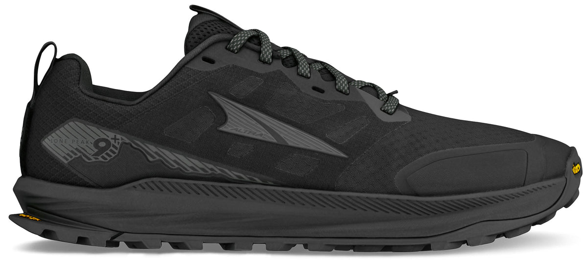 Altra Lone Peak 9+ Men's Trail Running Shoes - Black
