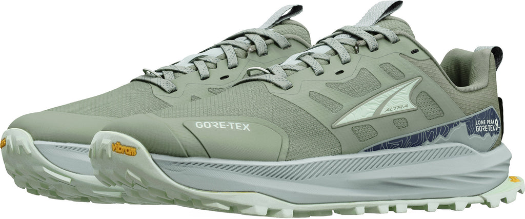 Altra Lone Peak 9+ GORE - TEX Women's Trail Running Shoes - Green