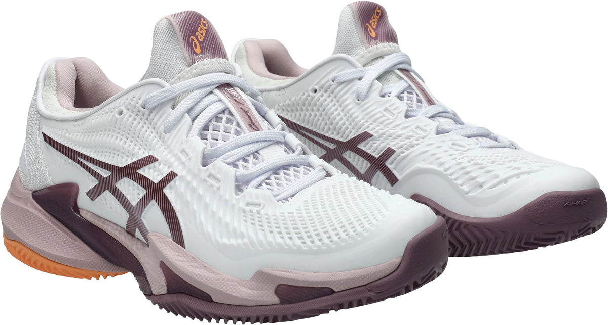 Asics Court FF 3 Clay Women's Tennis Shoes - White