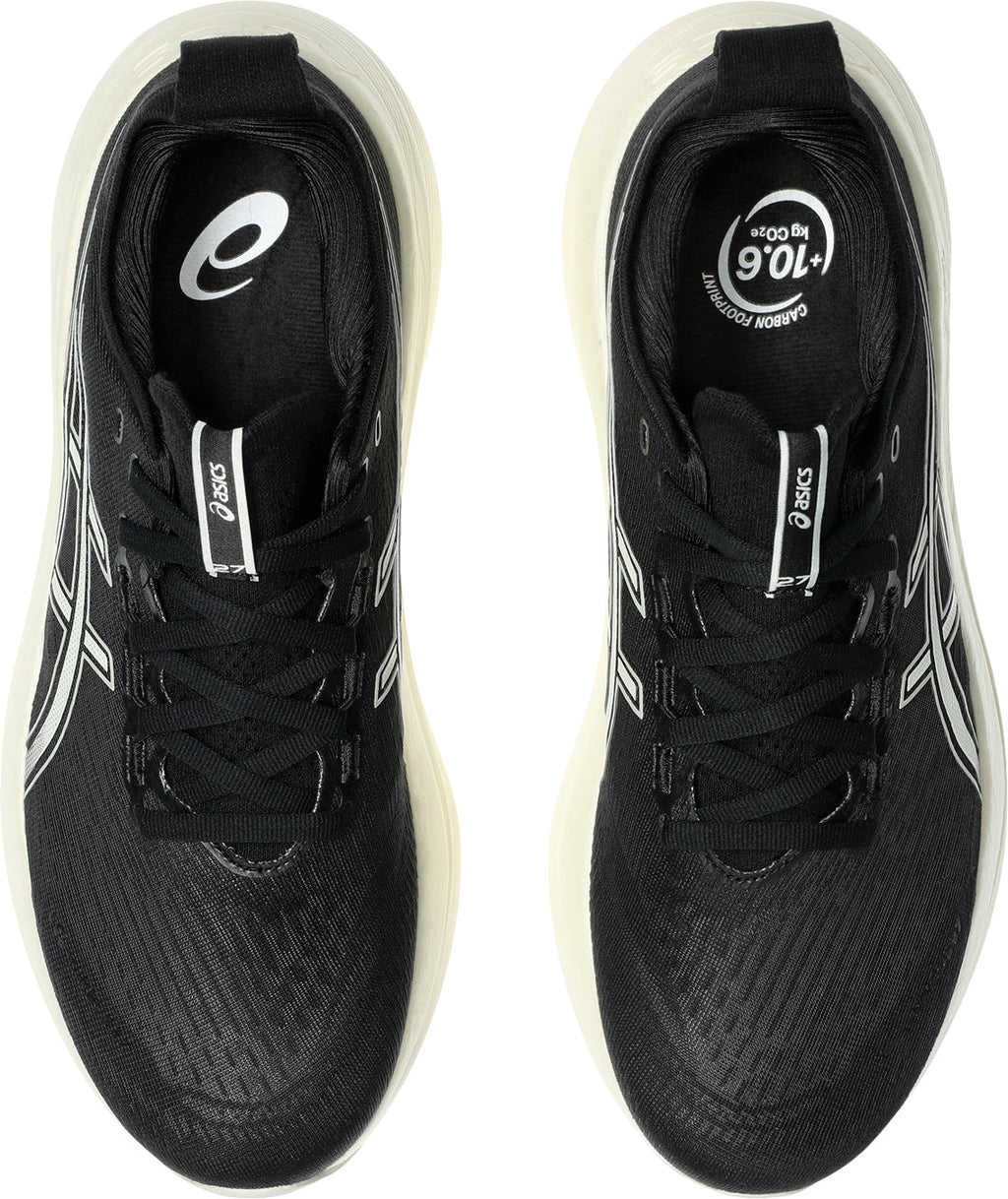 Asics Gel Nimbus 27 WIDE FIT Men's Running Shoes - Black