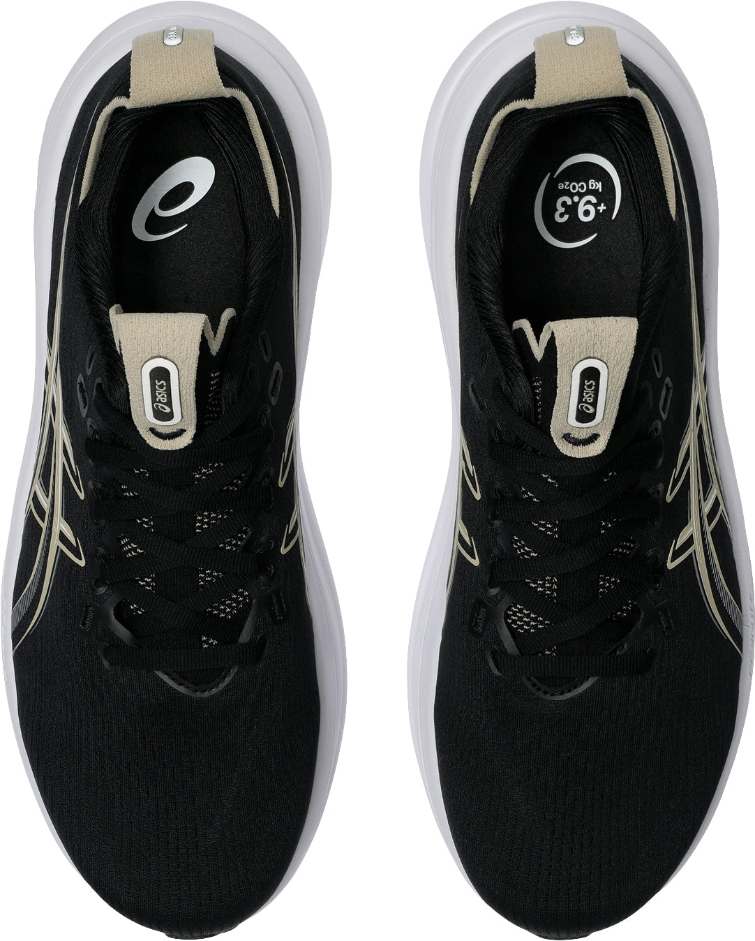 Asics Gel Nimbus 28 WIDE FIT Men's Running Shoes - Black