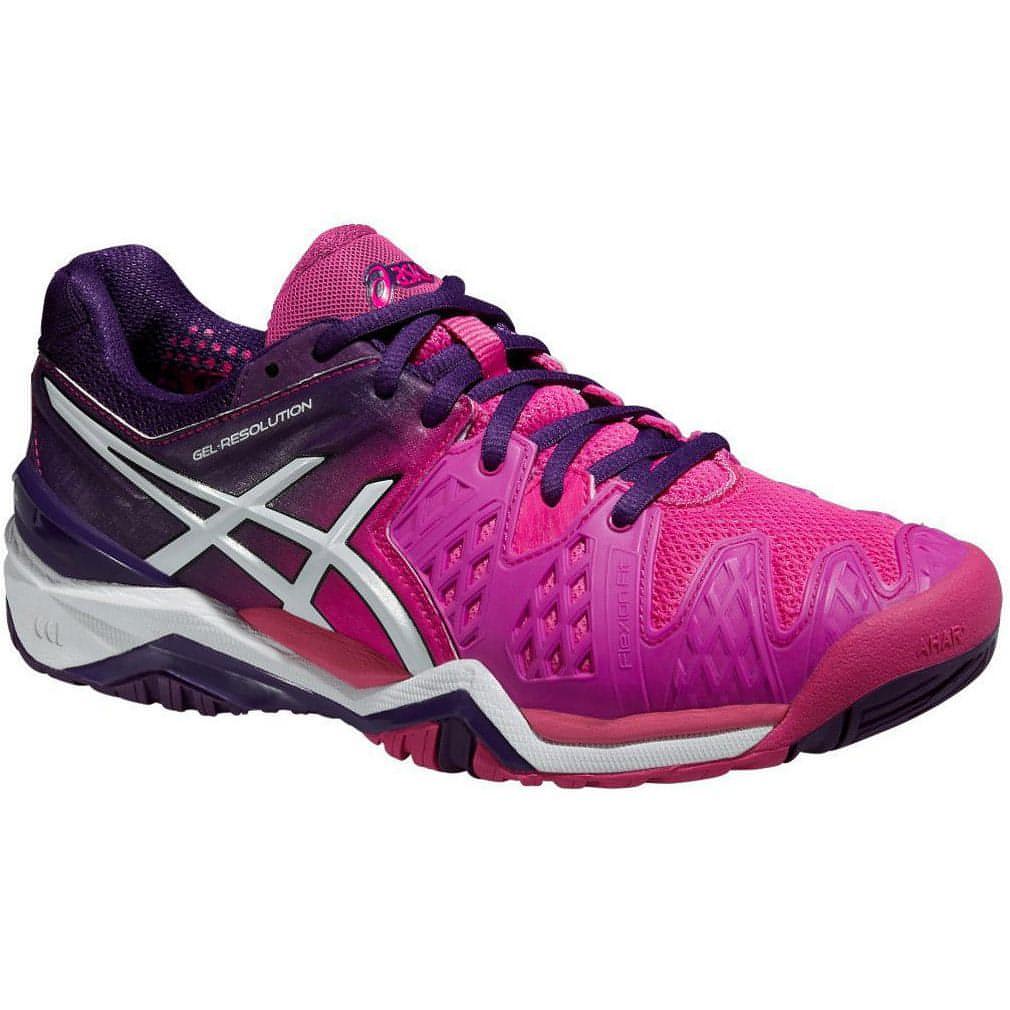 Asics Gel Resolution 6 Clay Women's Tennis Shoes - Pink