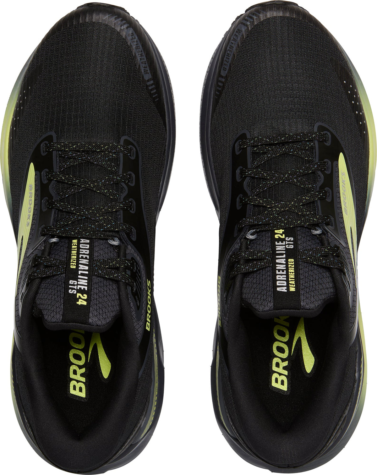 Brooks Adrenaline GTS 24 Weatherized Men's Running Shoes - Black