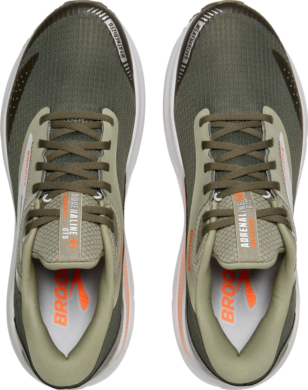 Brooks Adrenaline GTS 24 Weatherized Men's Running Shoes - Green