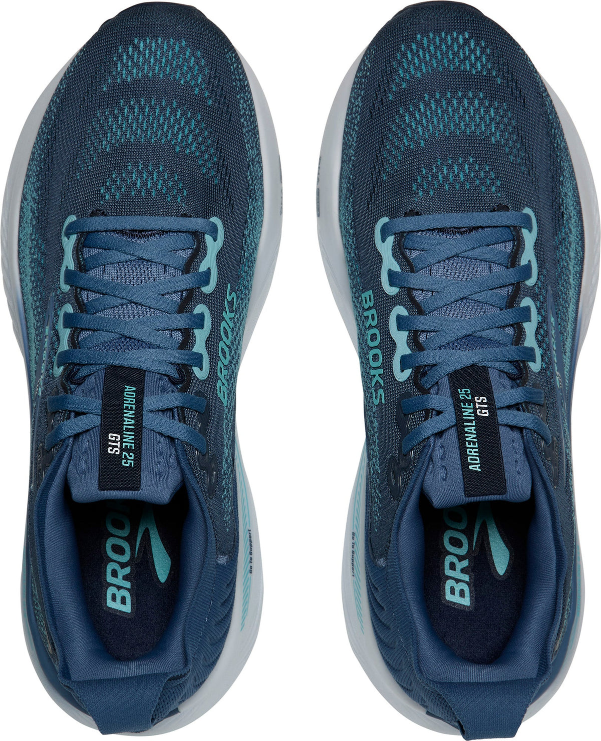 Brooks Adrenaline GTS 25 WIDE FIT Men's Running Shoes - Blue