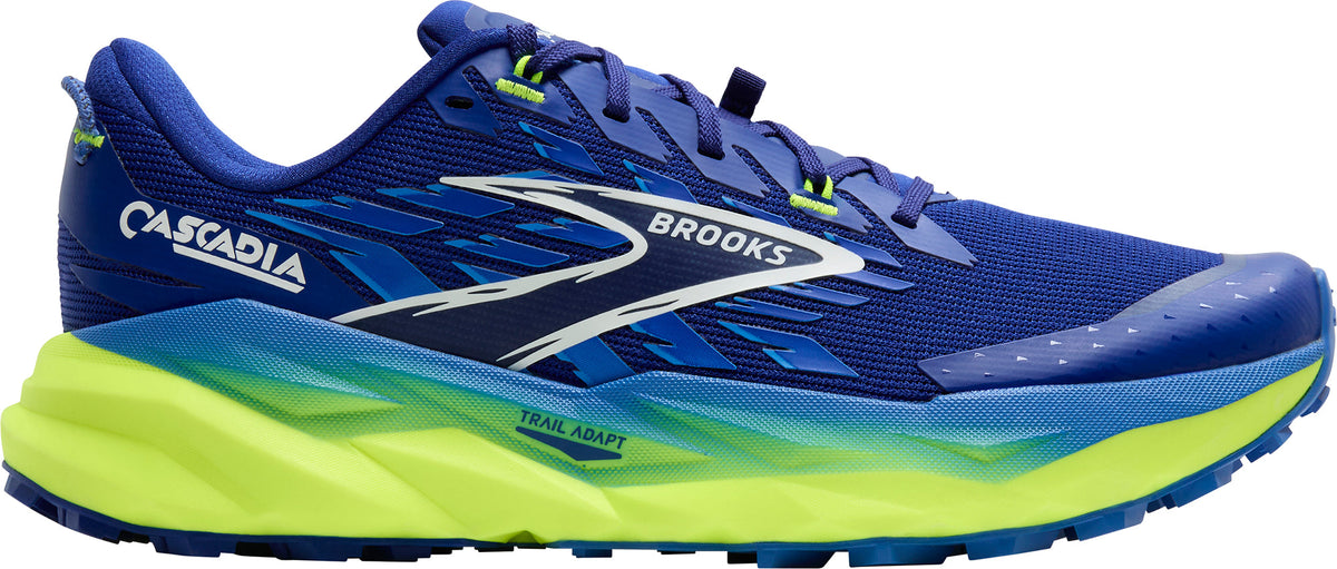 Brooks Cascadia 19 WIDE FIT Men's Trail Running Shoes - Blue