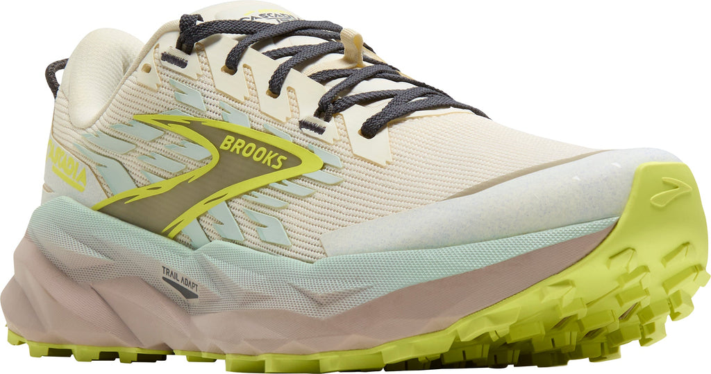 Brooks Cascadia 19 WIDE FIT Women's Trail Running Shoes - Cream