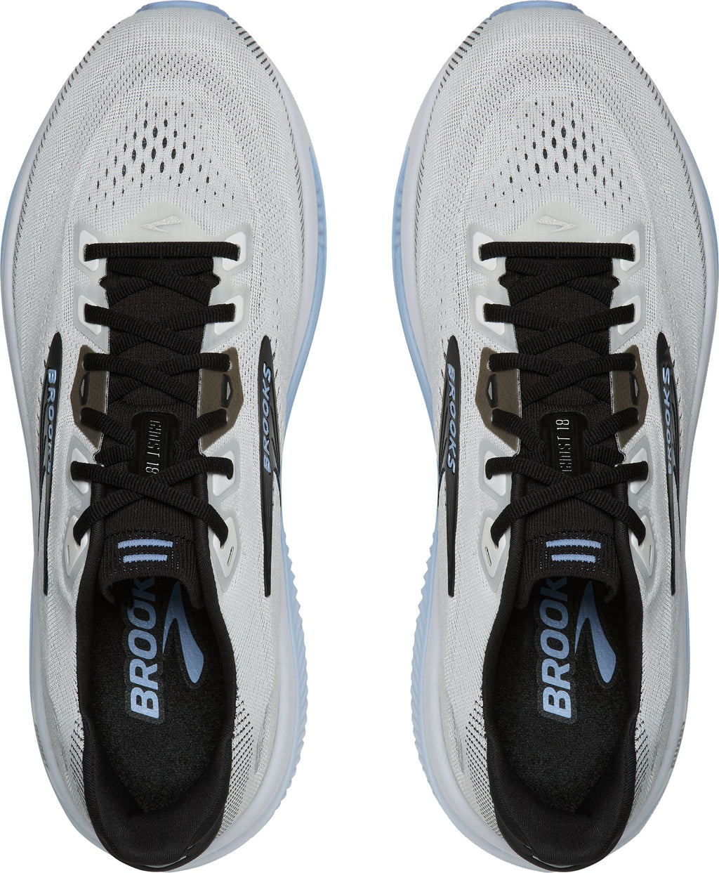 Brooks Ghost 18 WIDE FIT (2E) Men's Running Shoes - White