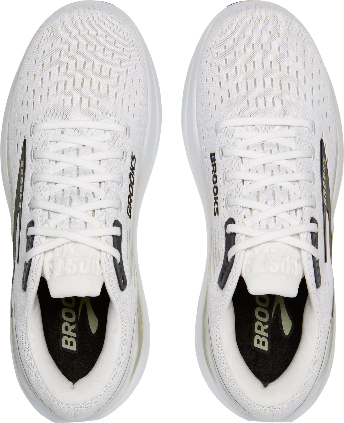 Brooks Ghost Max 3 WIDE FIT (2E) Men's Running Shoes - White