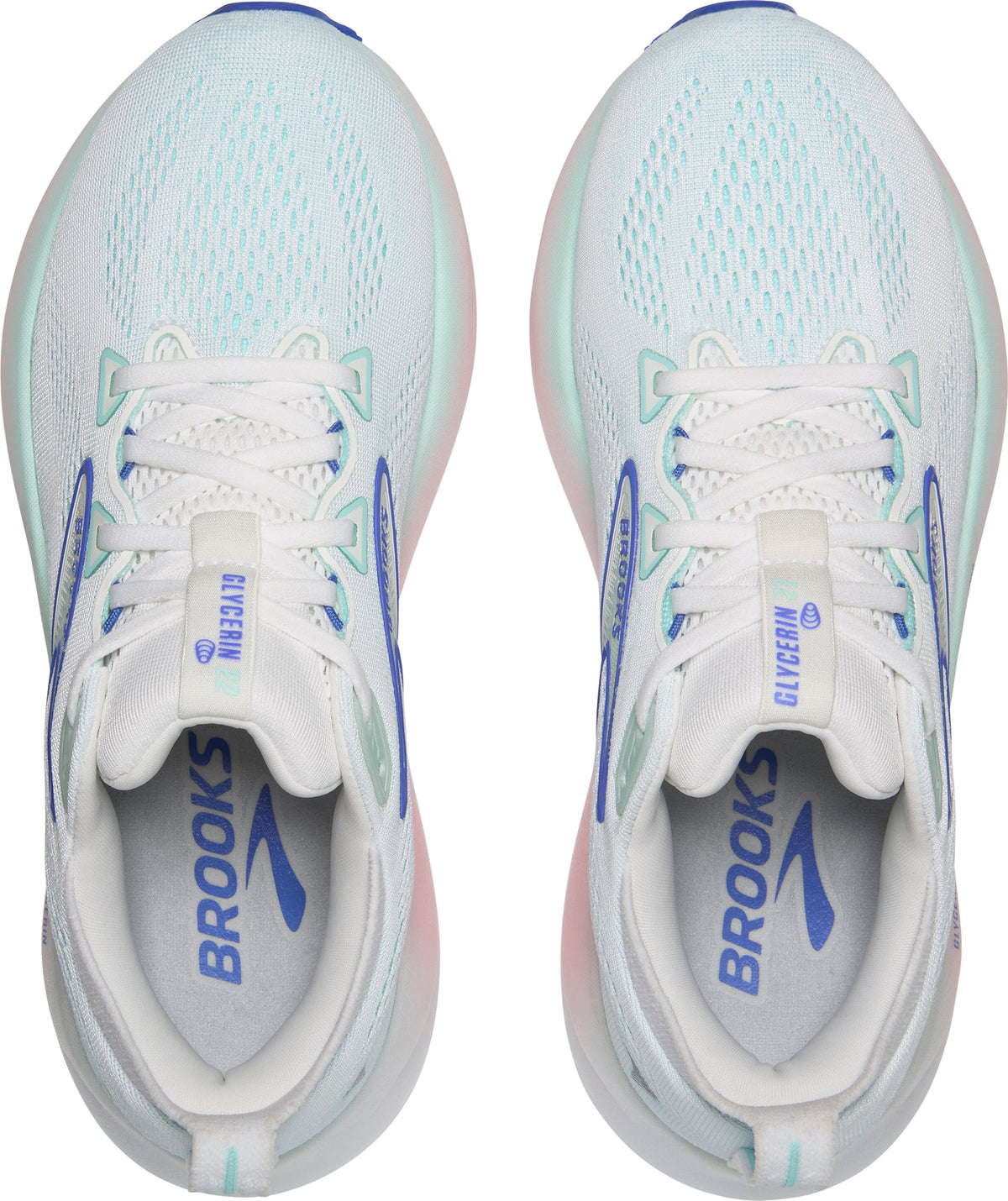 Brooks Glycerin 22 WIDE FIT Women's Running Shoes - White