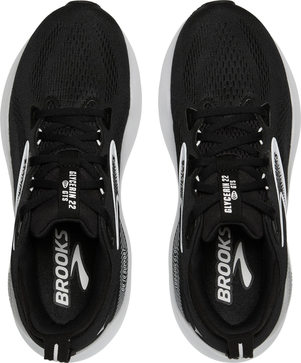 Brooks Glycerin GTS 22 WIDE FIT Women's Running Shoes - Black
