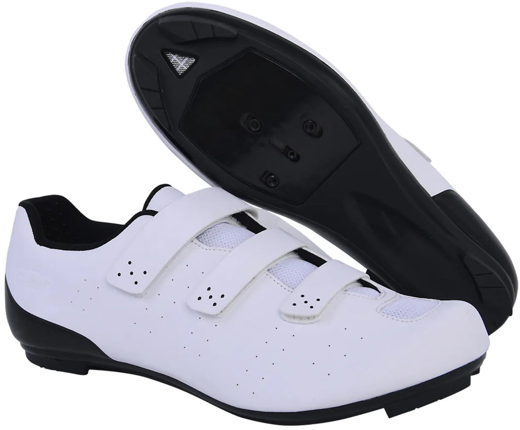 FLR F - 37 Men's Road Cycling Shoes - White