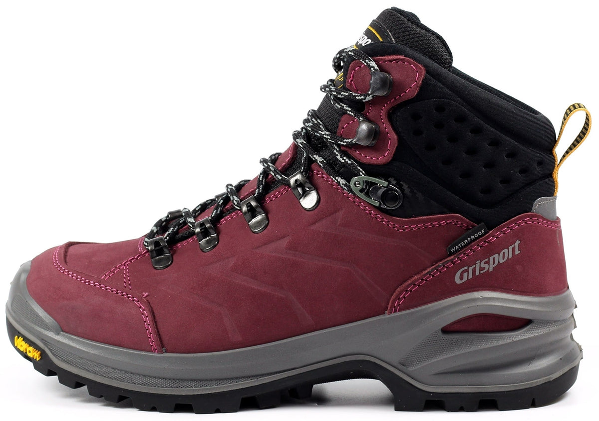 Grisport Lynx Waterproof Women's Walking Boots - Red