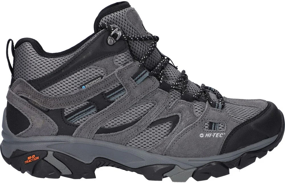 Hi - Tec Apex Lite Mid Waterproof Men's Walking Boots - Grey