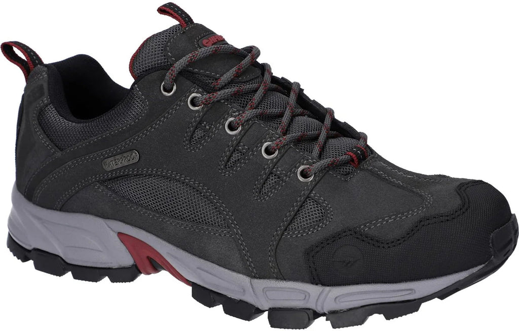 Hi - Tec Auckland Lite Waterproof Men's Walking Shoes - Grey
