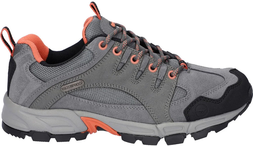 Hi - Tec Auckland Lite Waterproof Women's Walking Shoes - Grey