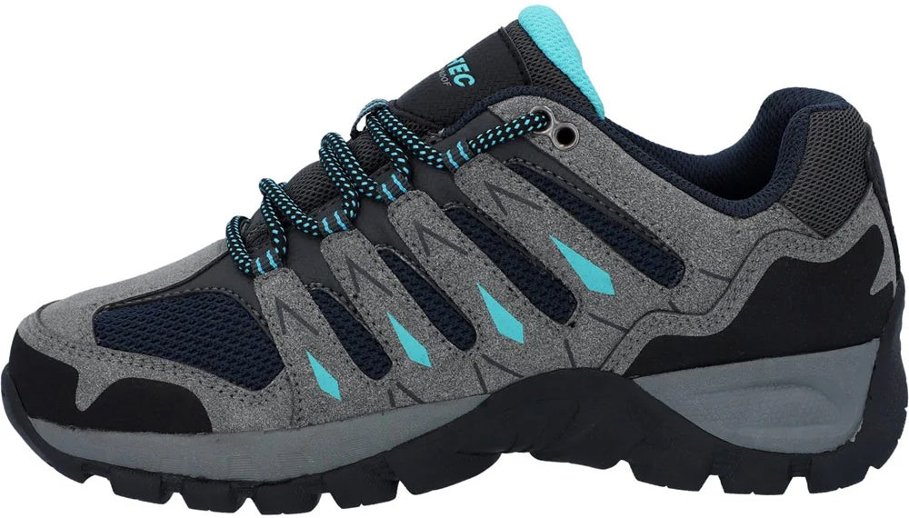 Hi - Tec Corzo Waterproof Women's Walking Shoes - Grey