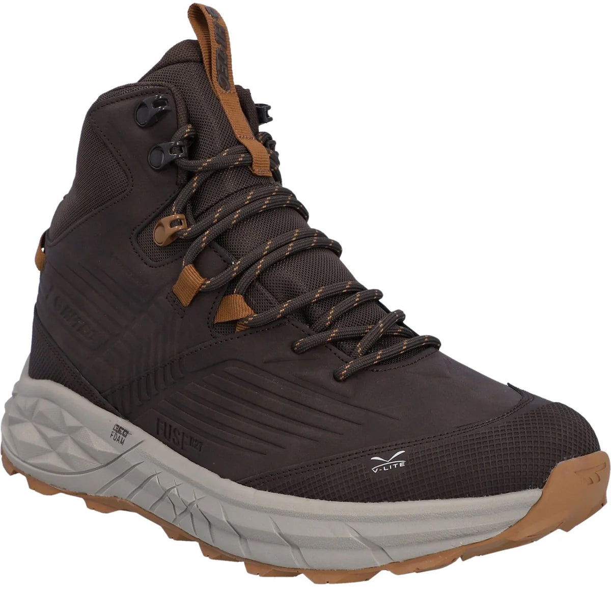 Hi - Tec Fuse Trek Mid Waterproof Men's Walking Boots - Brown