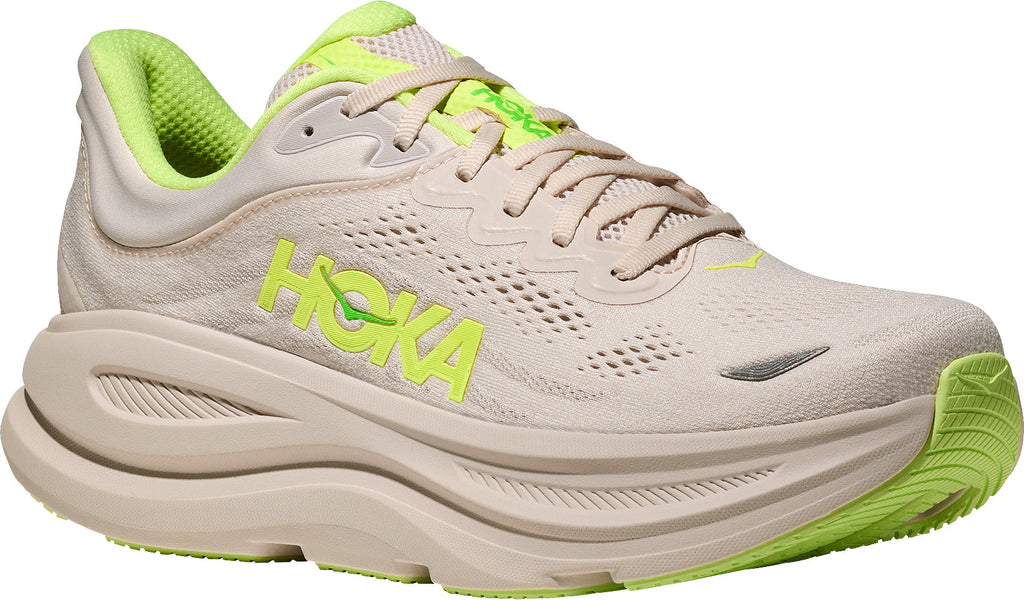HOKA Bondi 9 Men's Running Shoes - Cream