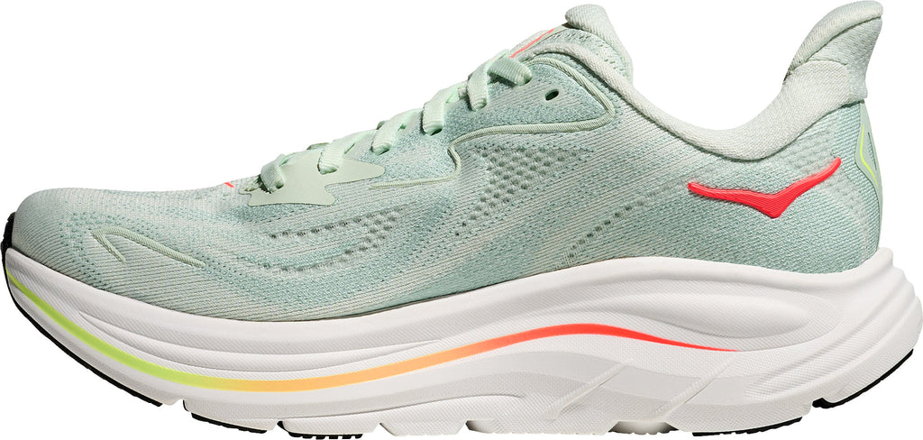 HOKA Clifton 10 WIDE FIT Women's Running Shoes - Green