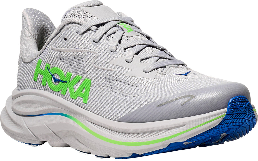 HOKA Clifton 10 Junior Running Shoes - Grey