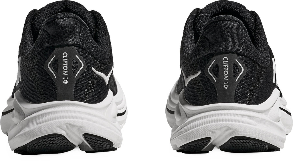 HOKA Clifton 10 Junior Running Shoes - Black