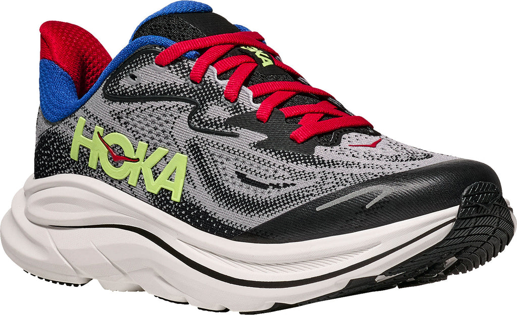 HOKA Clifton 10 Junior Running Shoes - Grey