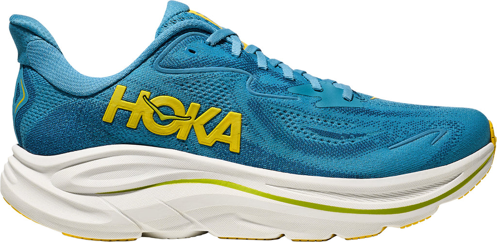 HOKA Clifton 10 WIDE FIT Men's Running Shoes - Blue