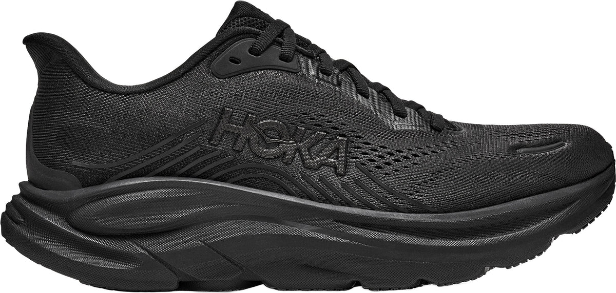HOKA Clifton 11 WIDE FIT Men's Running Shoes - Black
