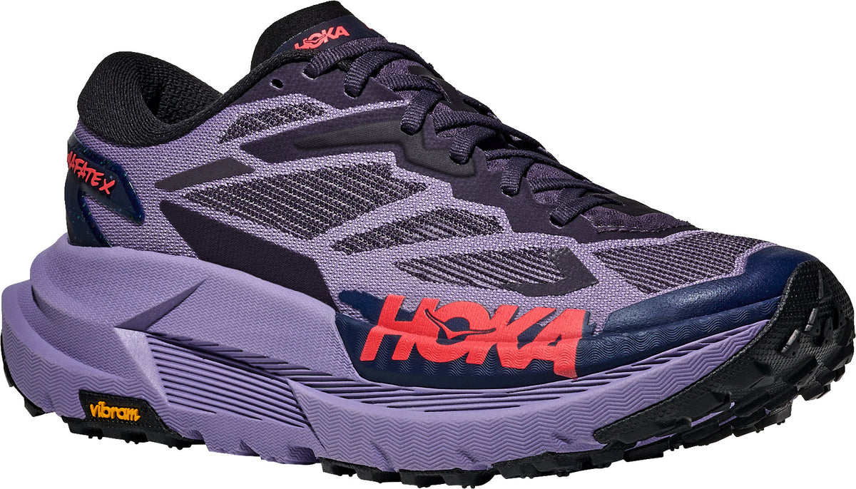 HOKA Mafate X Women's Trail Running Shoes - Purple