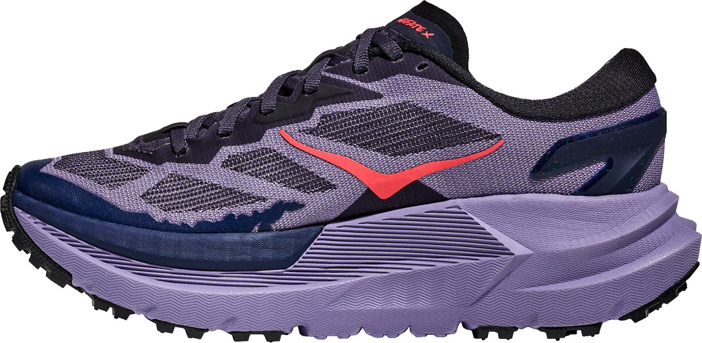 HOKA Mafate X Women's Trail Running Shoes - Purple