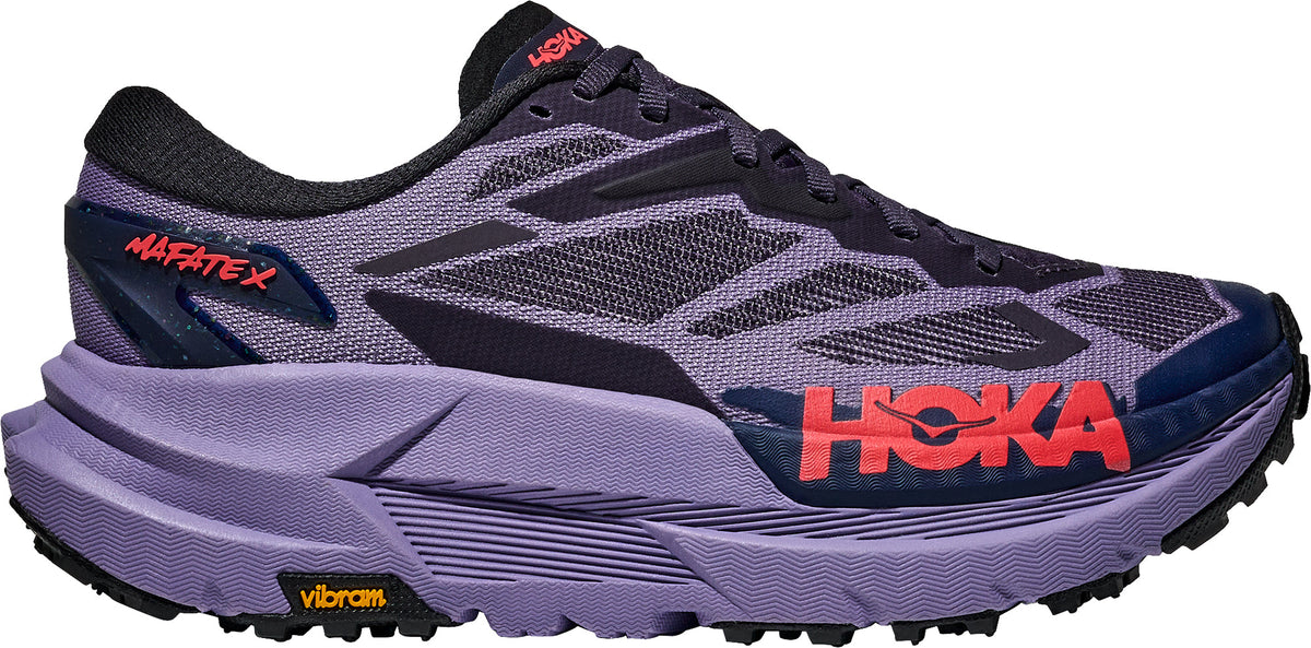 HOKA Mafate X Women's Trail Running Shoes - Purple