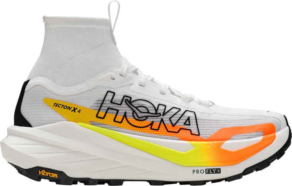 HOKA Tecton X 4 Men's Trail Running Shoes - White