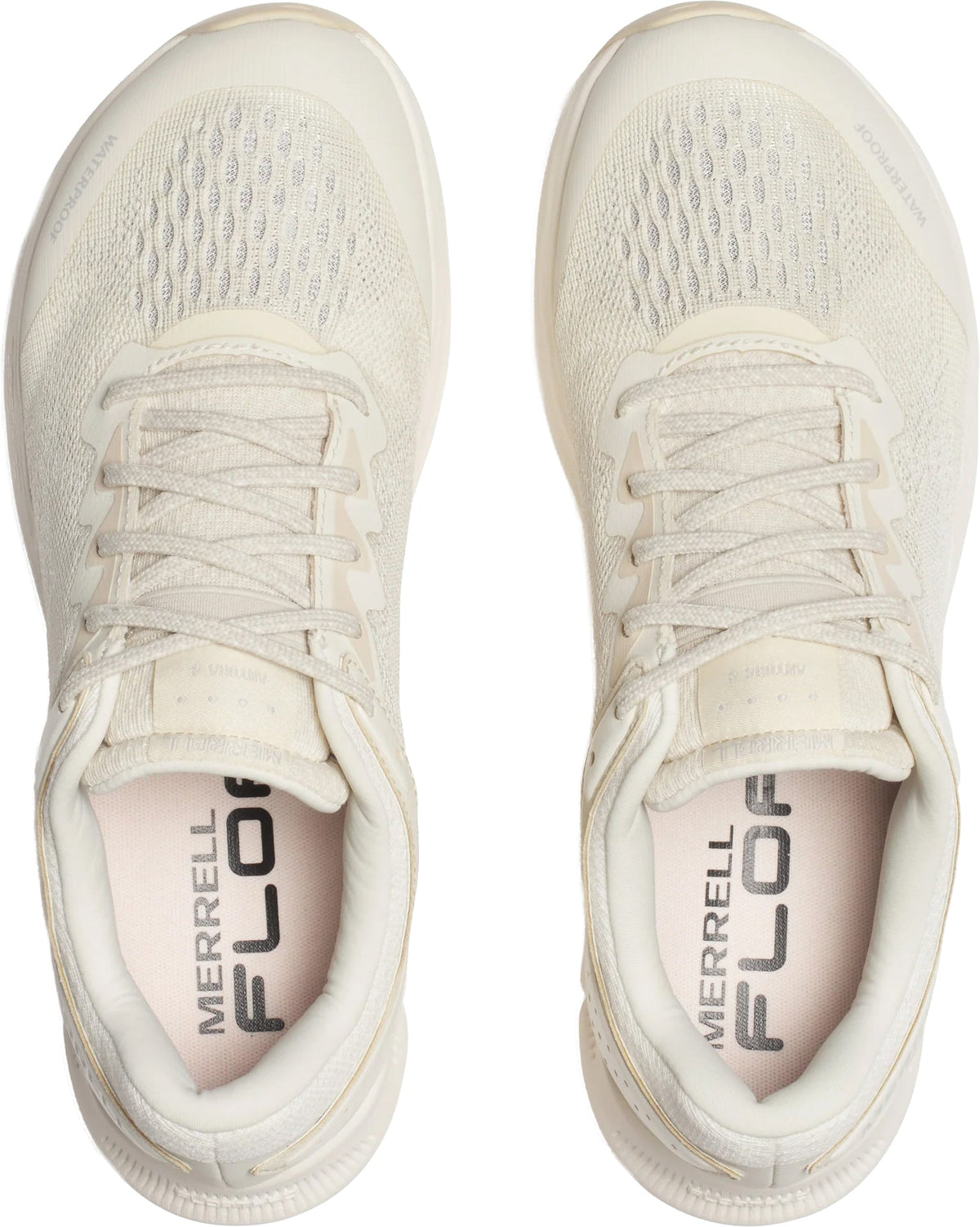 Merrell Antora 4 Waterproof Women's Trail Running Shoes - Cream