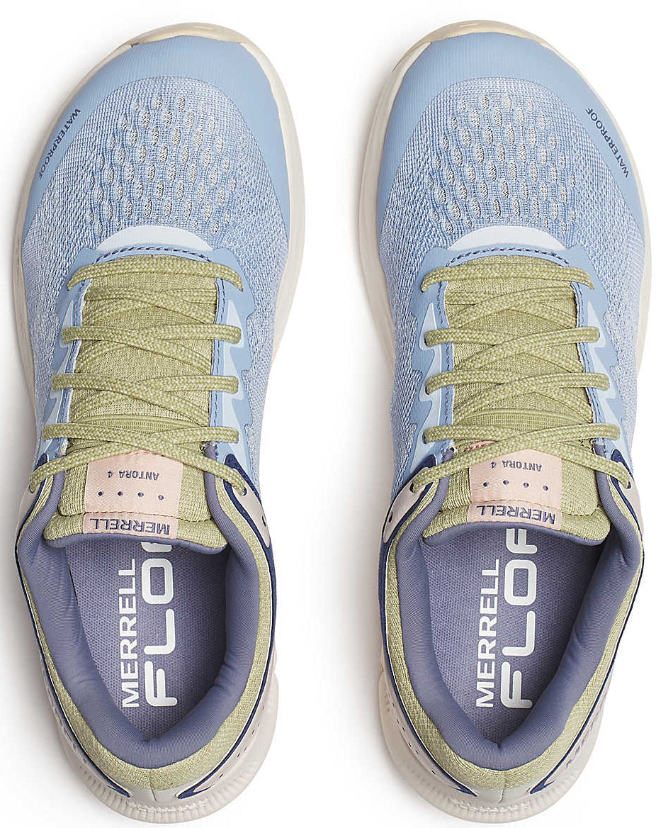 Merrell Antora 4 Waterproof Women's Trail Running Shoes - Blue