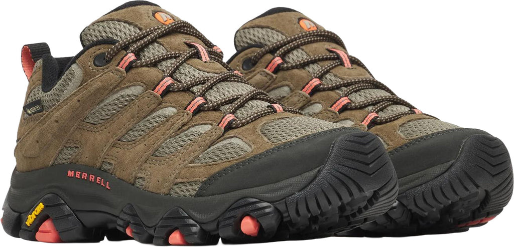 Merrell Moab 3 WIDE FIT GORE - TEX Women's Walking Shoes - Green