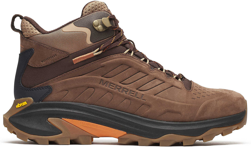 Merrell Moab Speed 2 Leather Mid Waterproof Men's Walking Boots - Brown
