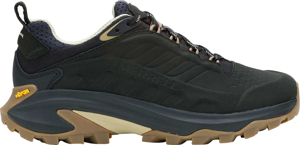 Merrell Moab Speed 2 Leather Waterproof Women's Walking Shoes - Black