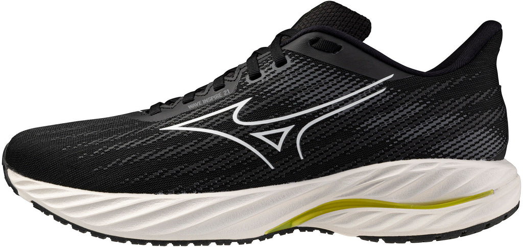 Mizuno Wave Inspire 21 WIDE FIT (2E) Men's Running Shoes - Black