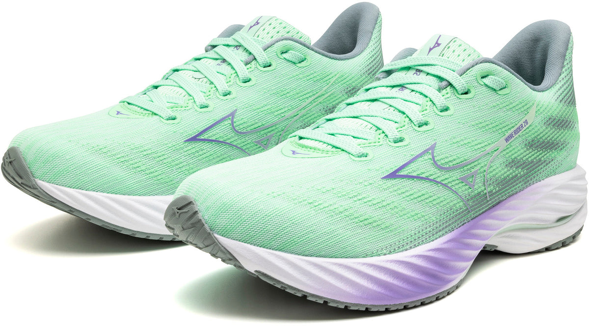 Mizuno Wave Rider 28 Women's Running Shoes - Green