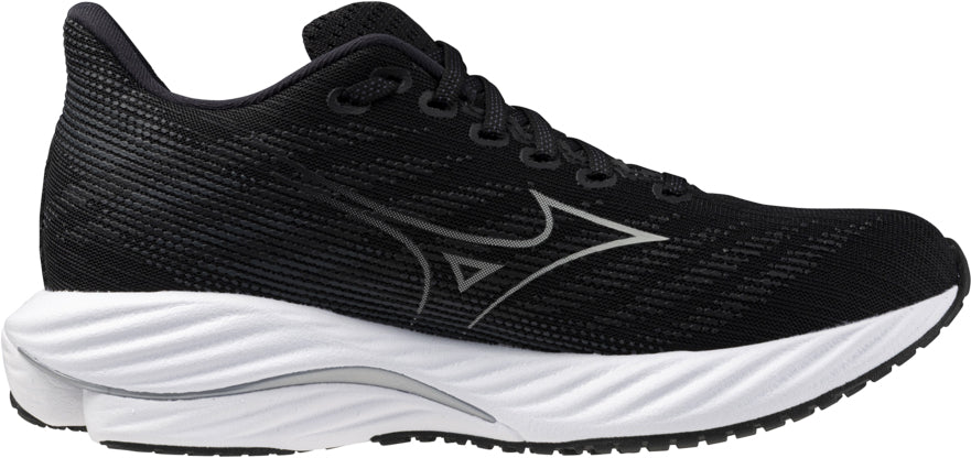 Mizuno Wave Rider 28 WIDE FIT (D) Women's Running Shoes - Black