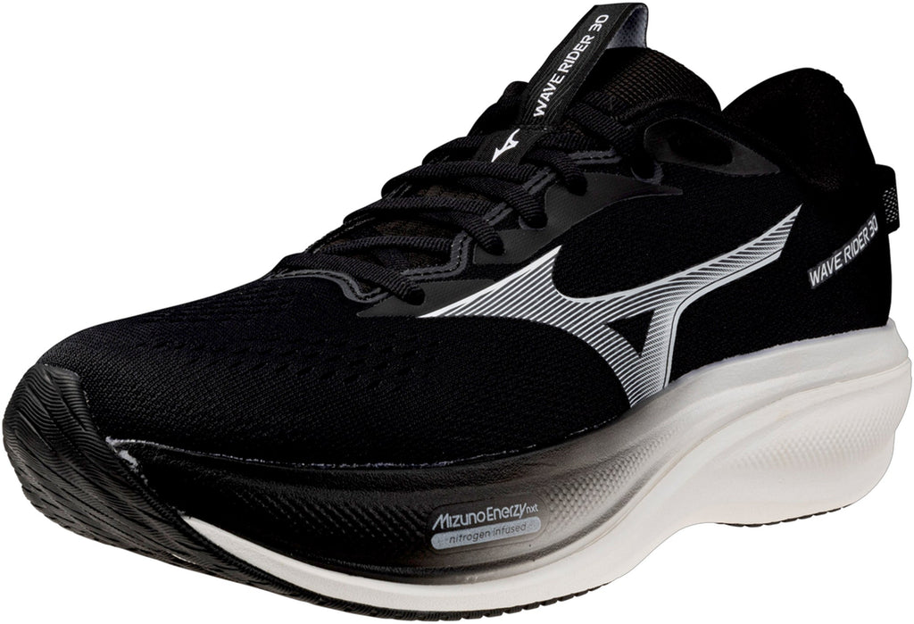 Mizuno Wave Rider 30 WIDE FIT Men's Running Shoes - Black