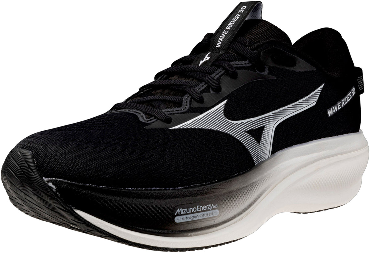Mizuno Wave Rider 30 WIDE FIT Men's Running Shoes - Black