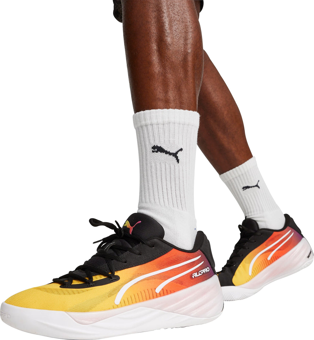 Puma All - Pro Nitro Showtime Basketball Shoes - Yellow