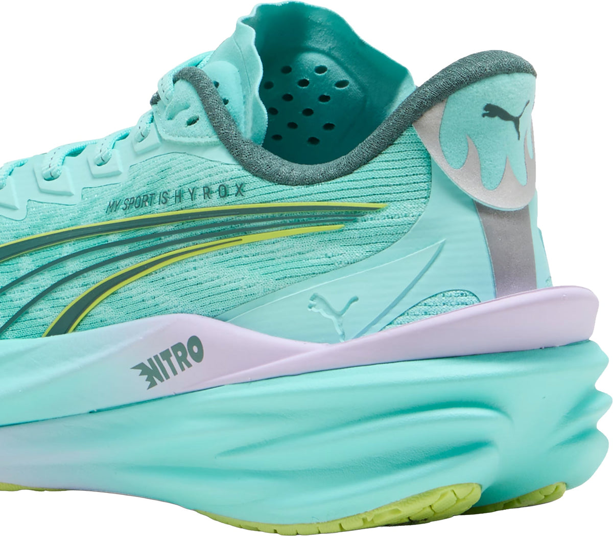 Puma Deviate Nitro 4 HYROX Women's Running Shoes - Green