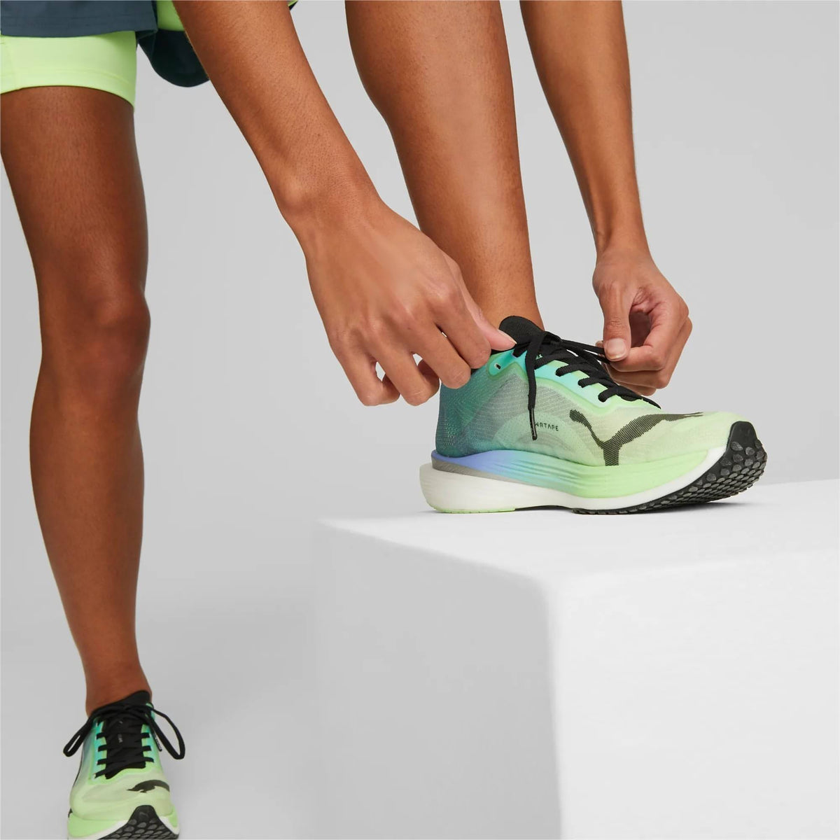 Puma Deviate Nitro Elite 2 Women's Running Shoes - Green