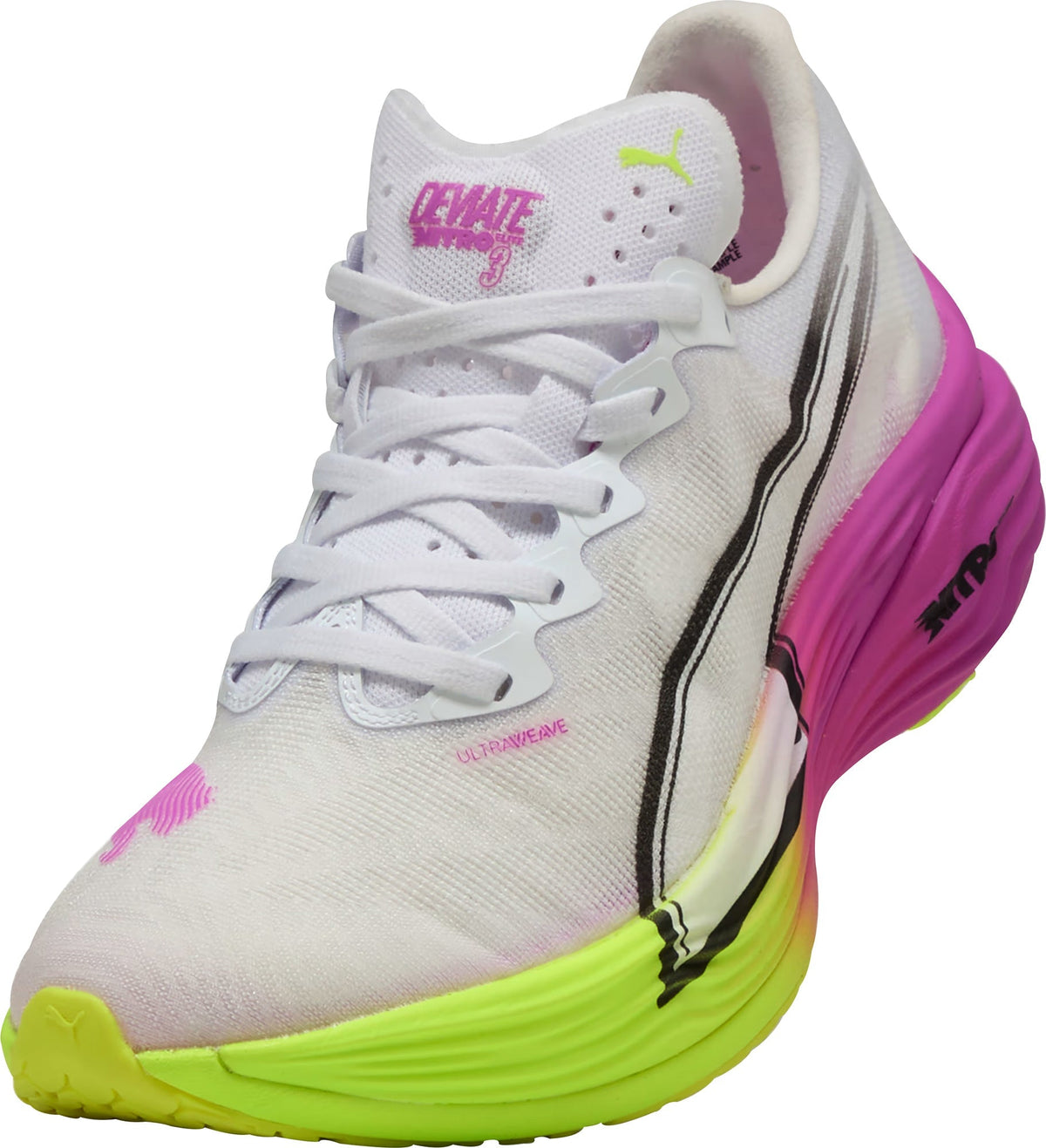 Puma Deviate Nitro Elite 3 Women's Running Shoes - White