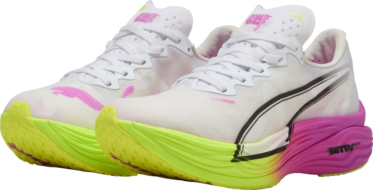 Puma Deviate Nitro Elite 3 Women's Running Shoes - White